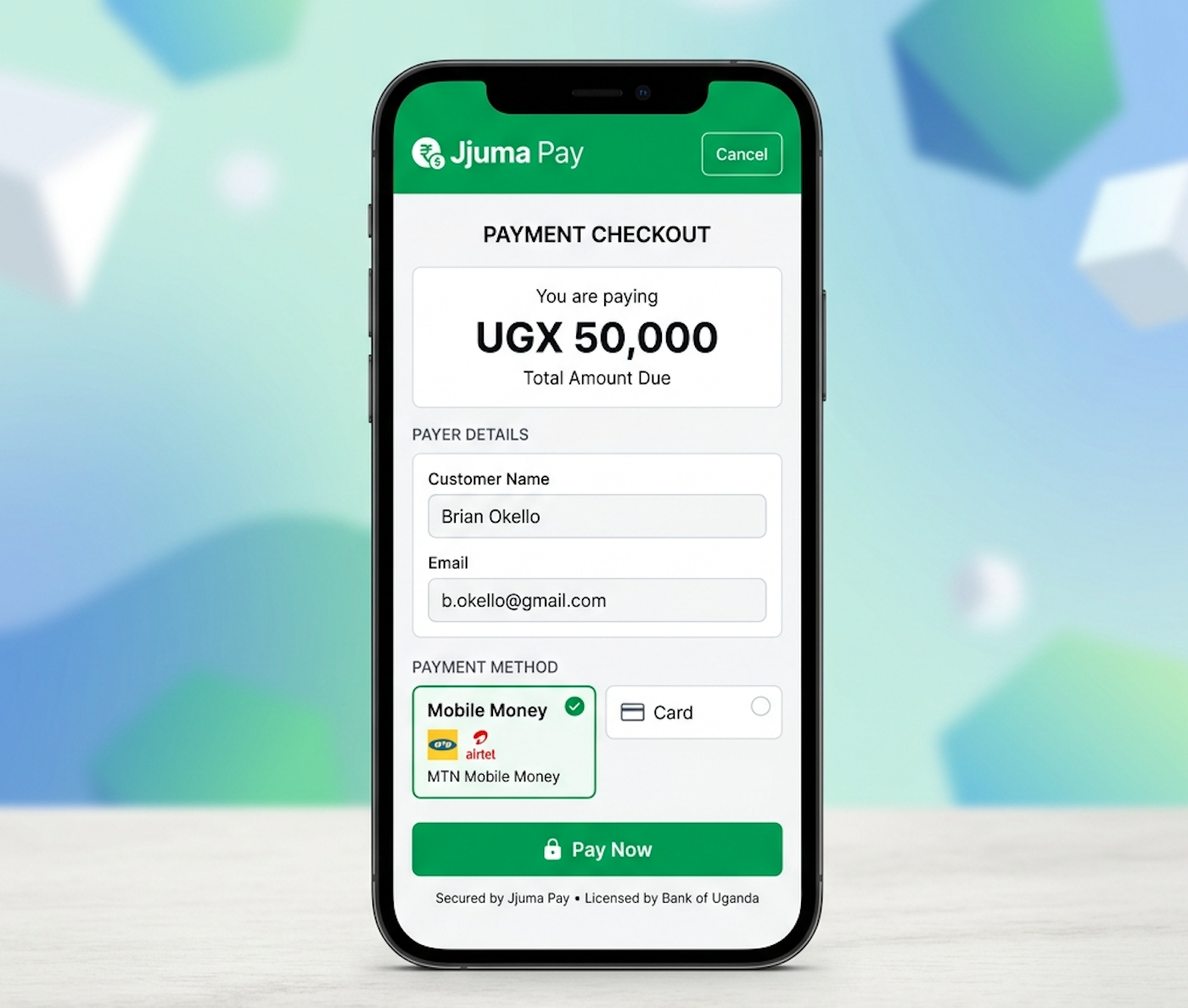 Jjuma Pay documentation preview